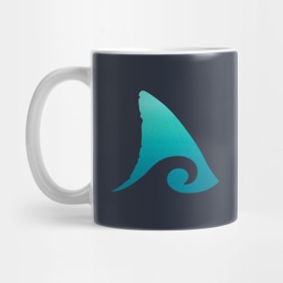 Shark Fin Ocean Wave Tee T-Shirt Mug